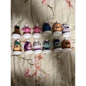 Good2Grow Juice Bottle Toppers Lot 12 Paw Patrol, Stitch, My Little Pony, Gabbys